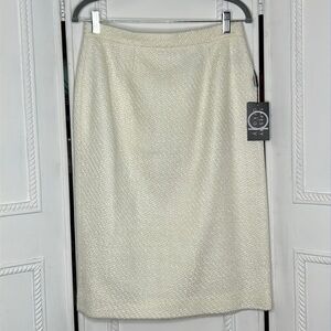 Tapestry by Arkady white long skirt NWT